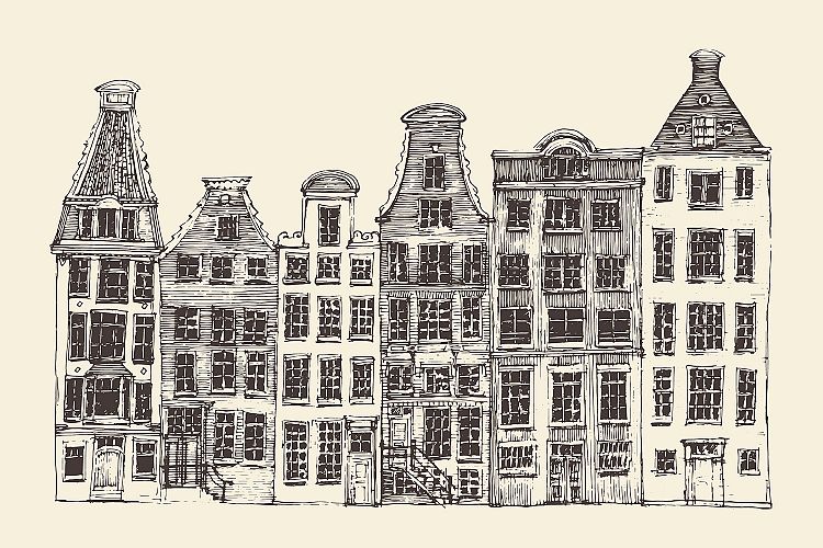 Streets in Amsterdam, Netherlands example image 1