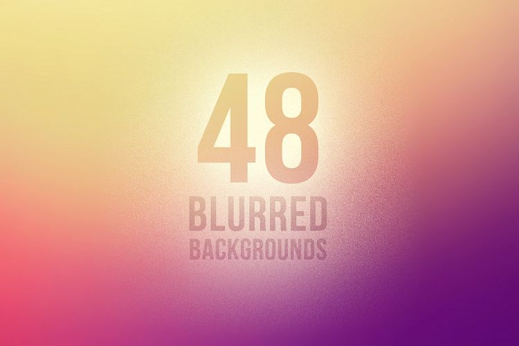 48 Vector blurred backgrounds