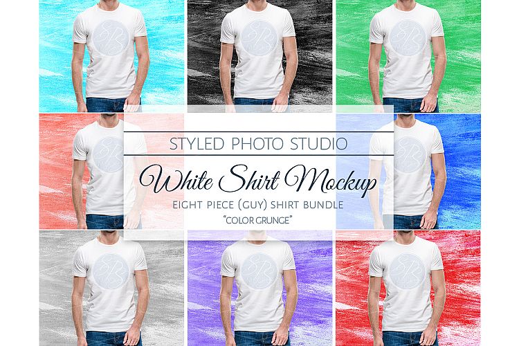 Mens Tshirt Mockup Bundle
