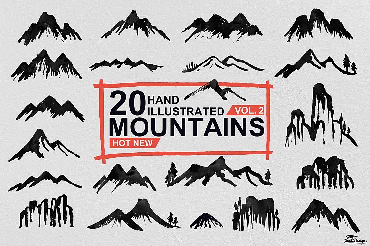 Hand Illustrated Mountain Vol. 2