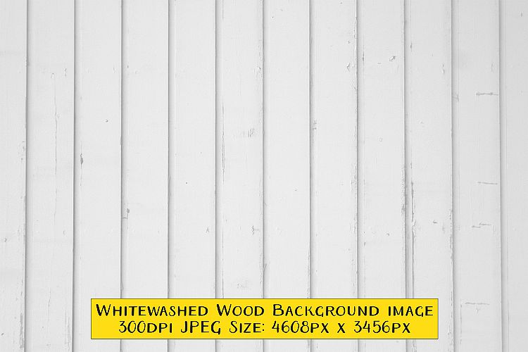 Whitewashed Wood Texture Background