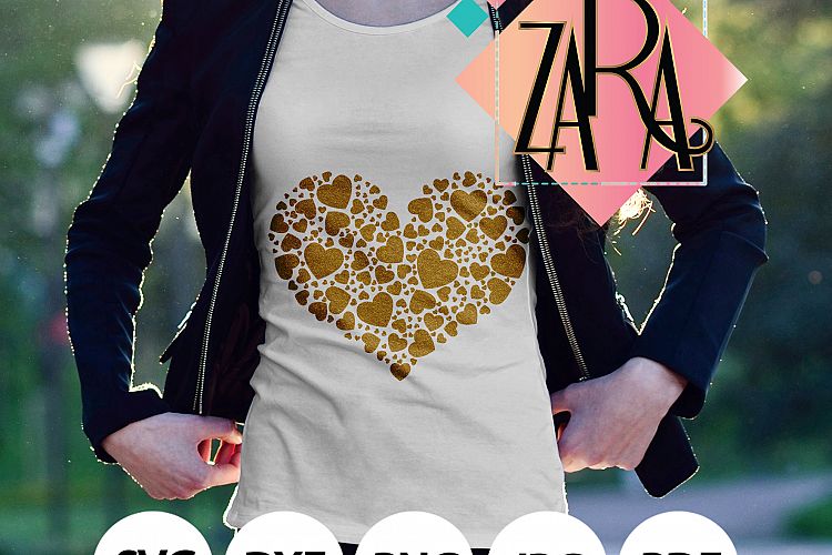 Heart svg DXF pdf jpg PNG - Cutting Files - Wall art - Clip Art 