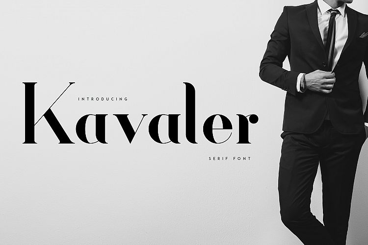 Kavaler - serif font