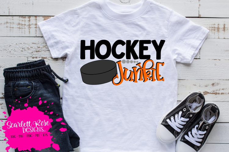 Hockey Junkie SVG