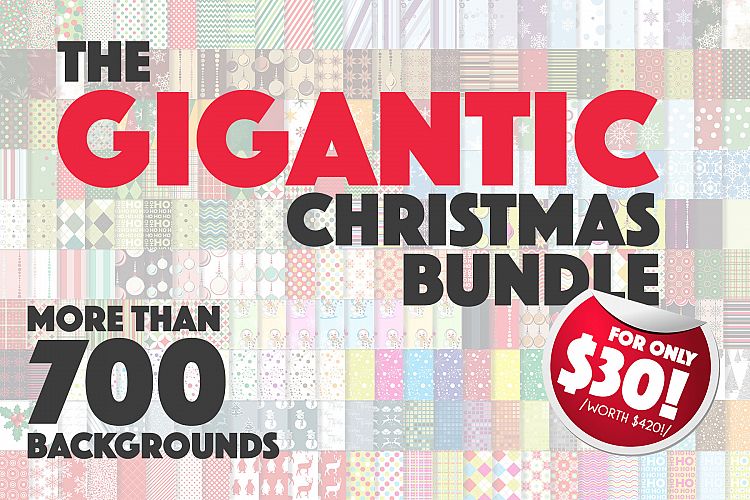 The GIGANTIC Christmas Bundle of Patterns
