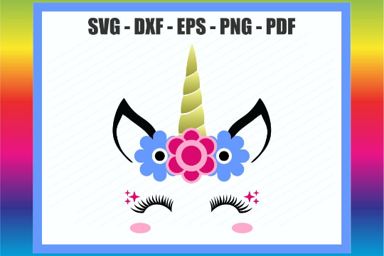 unicorn svg, einhorn, unicorn headband, unicorn face svg