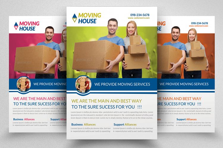 Moving House Service Flyer