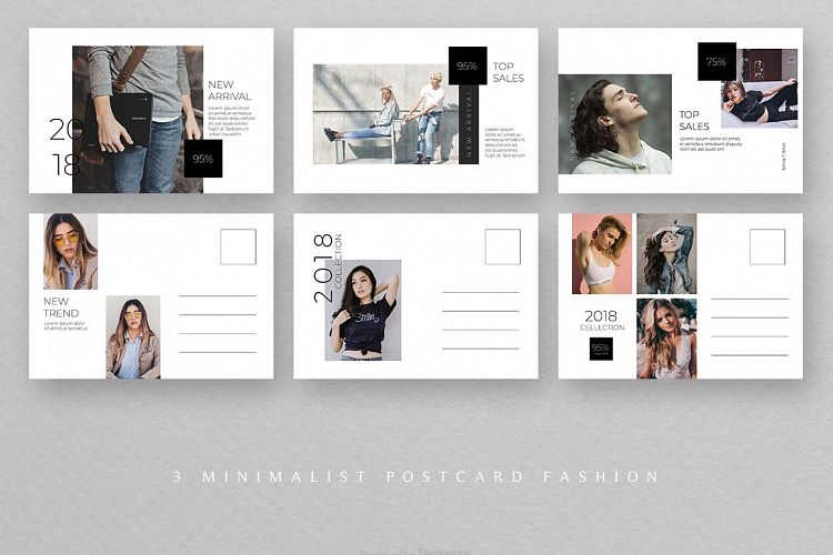 Fashion Postcard Templates