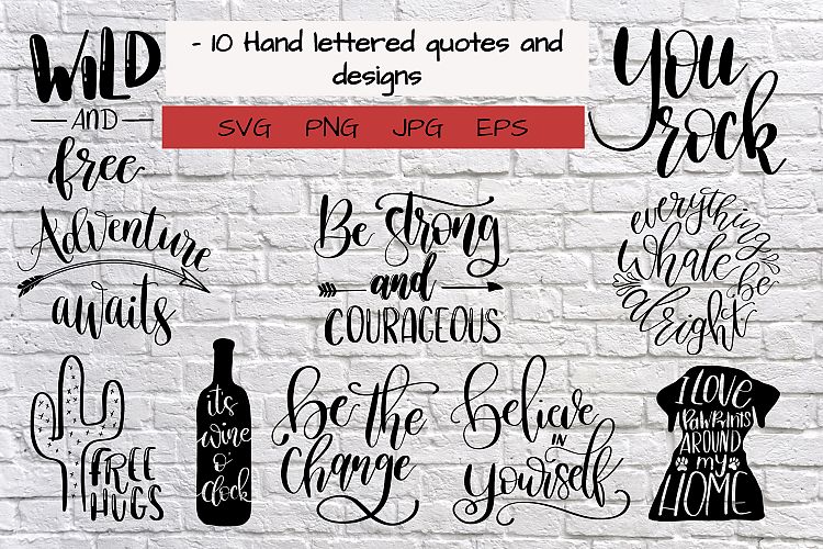 quotes bundle svg cutfile