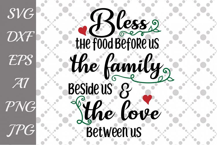 Download Bless the Food Before Us Svg (49199) | Illustrations ...