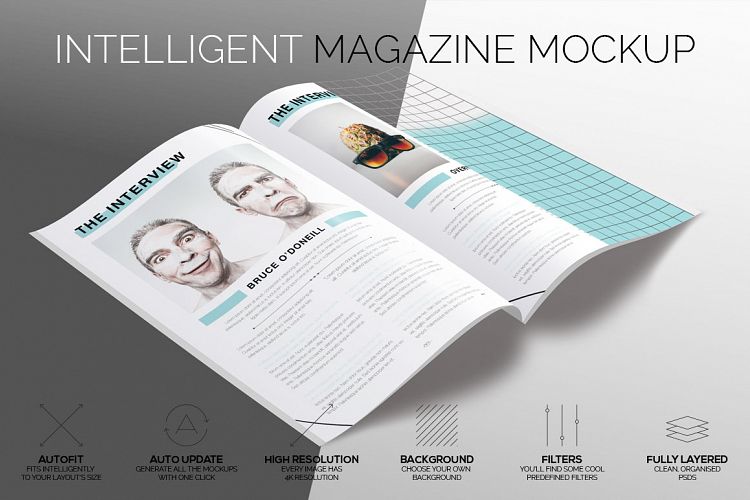 Intelligent Magazine Mockup