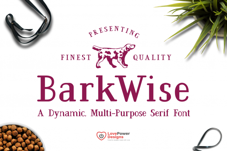 BarkWise - Multi-Purpose Serif Font