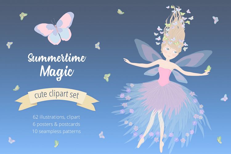 Summertime Magic Illustration Set