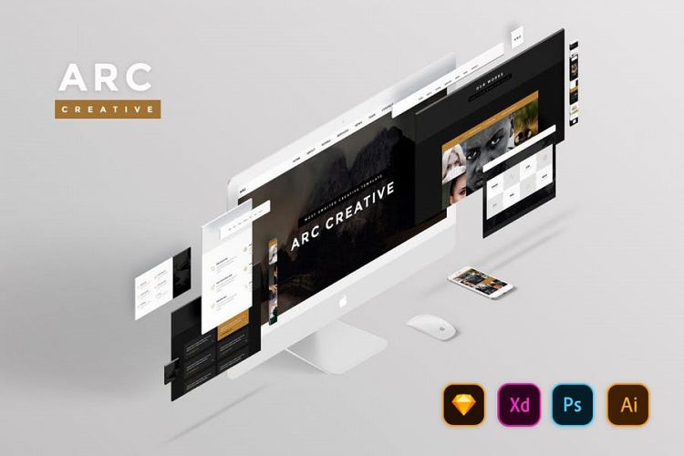 Arc Creative Website UI Kit