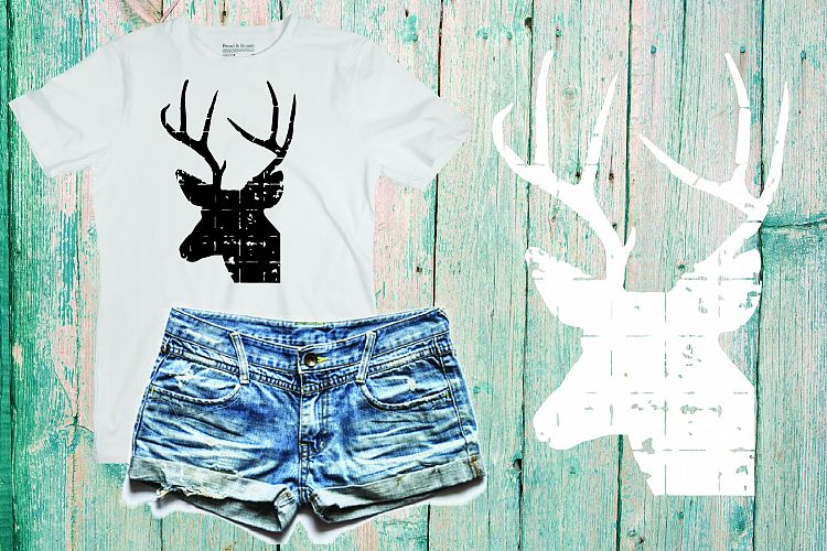 Deer svg,grunge svg,winter svg,Christmas svg 405sv