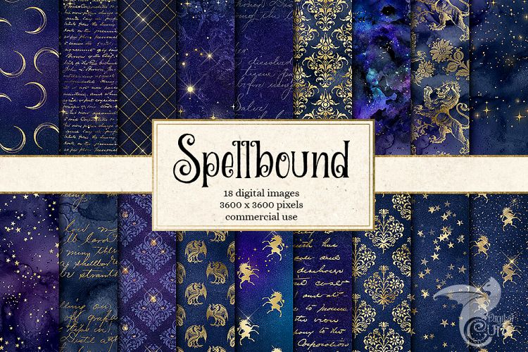Spellbound Digital Paper