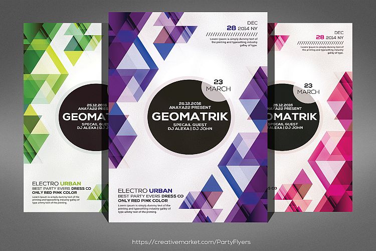 Geomatrik Flyer
