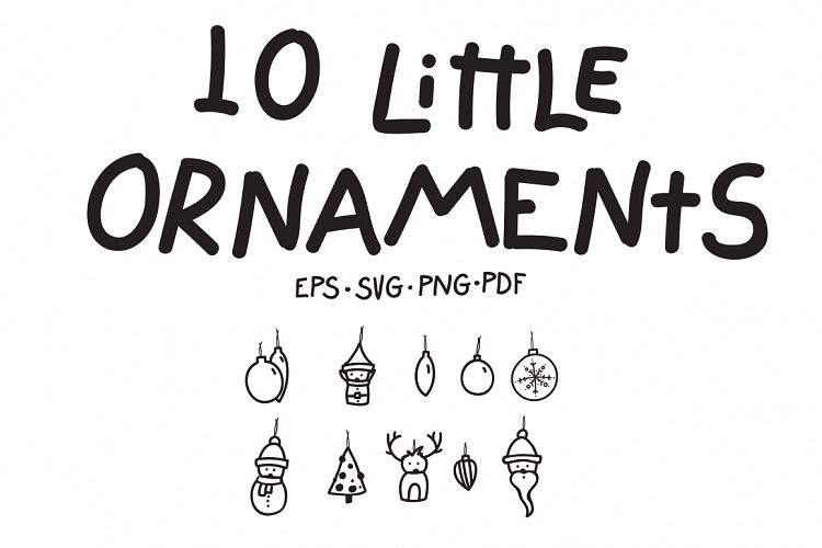 10 Little Ornaments