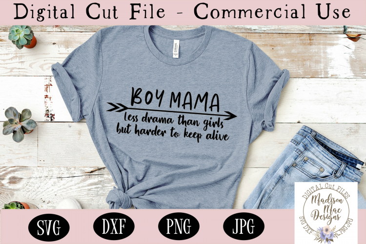 Download Boy Mama SVG Digital Cut File