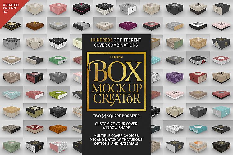 Download Square Box Packaging Mockup Creator (213810) | Branding ...