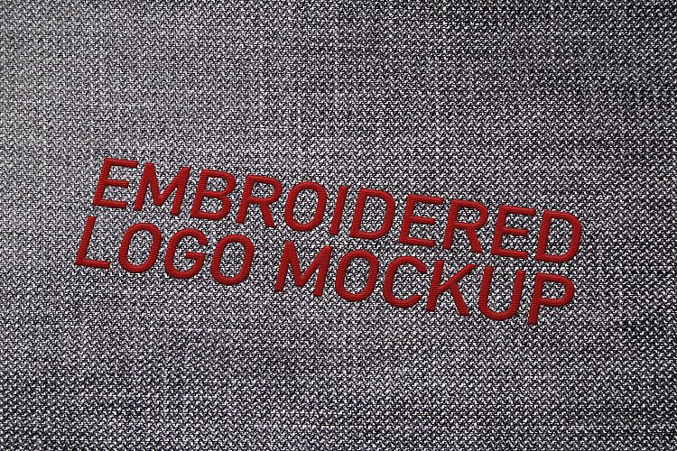 Embroidered Logo Mockup