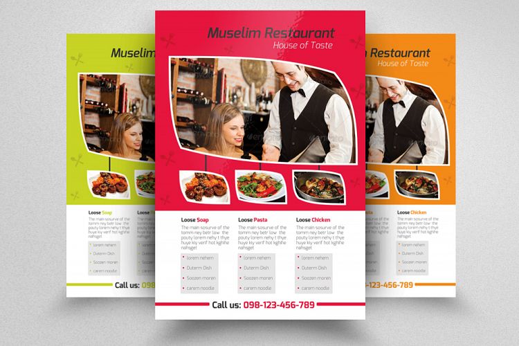 Restaurant Service Flyer Template