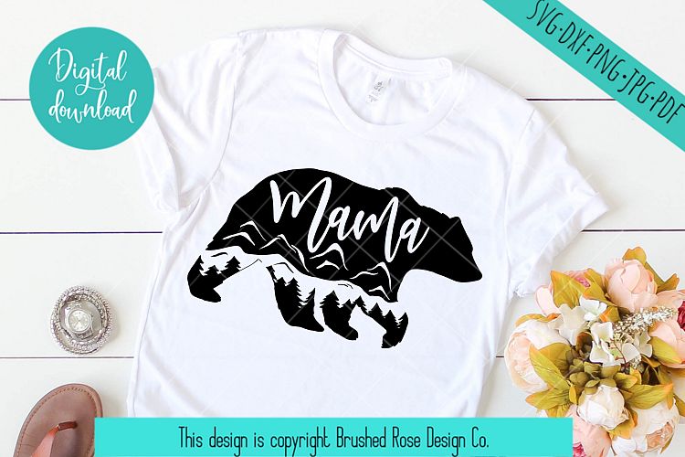 Mama bear svg,mountain bear svg, svg files sayings, cricut