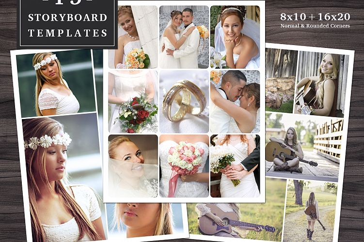 Storyboard Templates Set 002