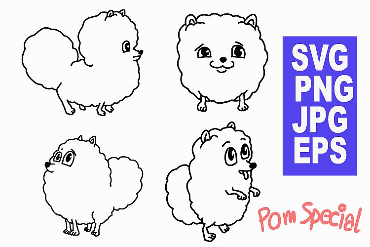 Cute Pomeranian - PNG SVG EPS SVG