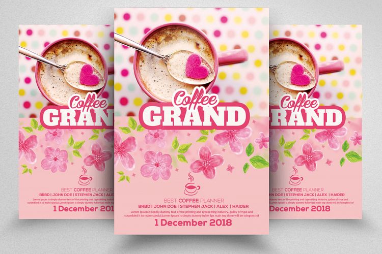 Coffee Cafe Flyer Template
