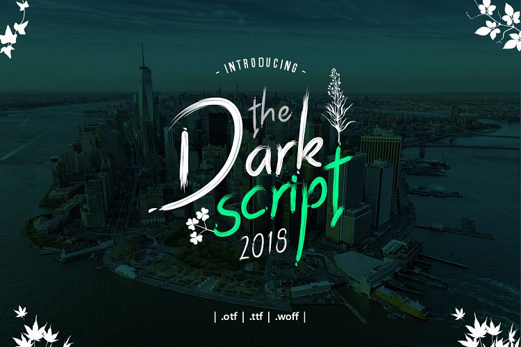 Dark Script Font