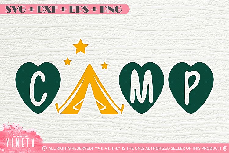 CAMP | SVG, DXF, EPS, PNG Cutting File