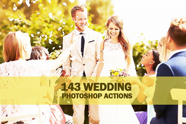 143 Wedding Photoshop Actions Collection (Action for photoshop CS5,CS6,CC)