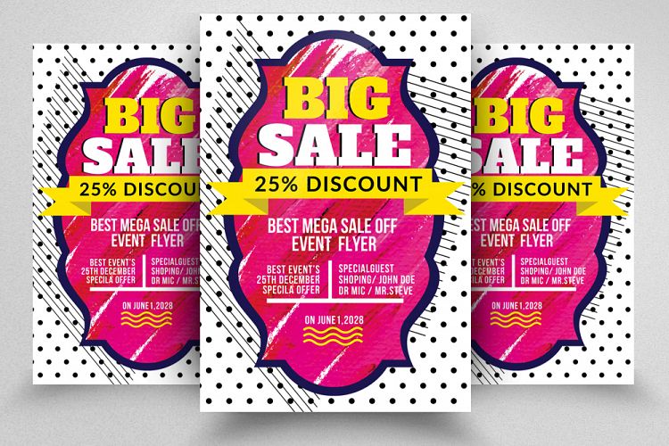 Big Sale Offer Flyer Template