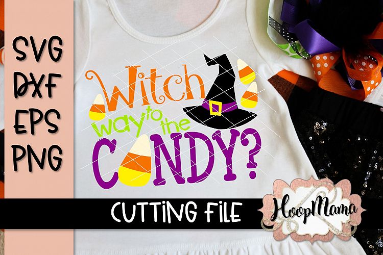 Witch Way To The Candy - Halloween SVG Cu