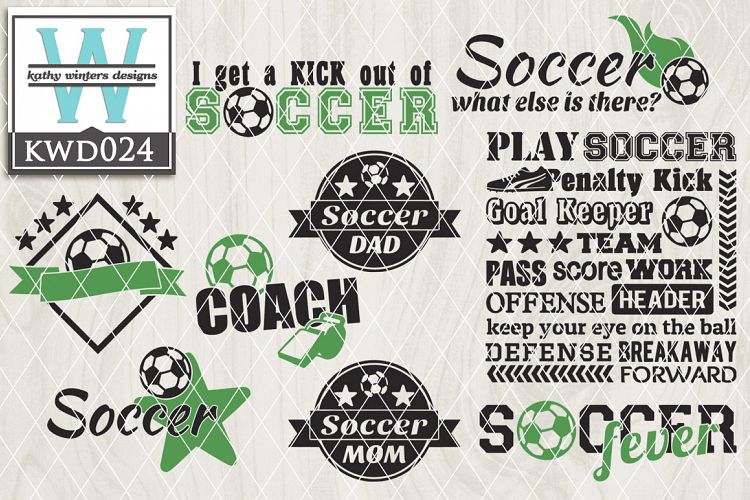 Soccer Cutting Files KWD024
