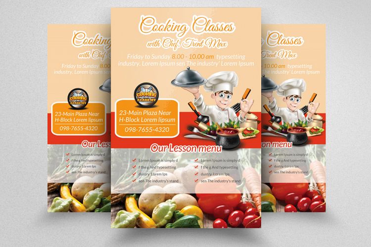 Cooking Coaching Centre Flyer