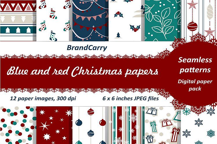 Christmas Digital Papers