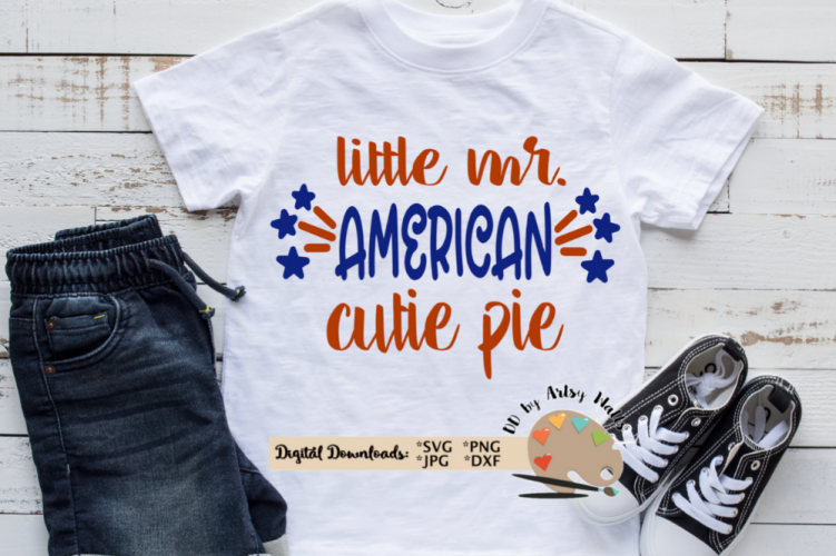 Little mr American cutie pie SVG boy America svg 4th of July (92509