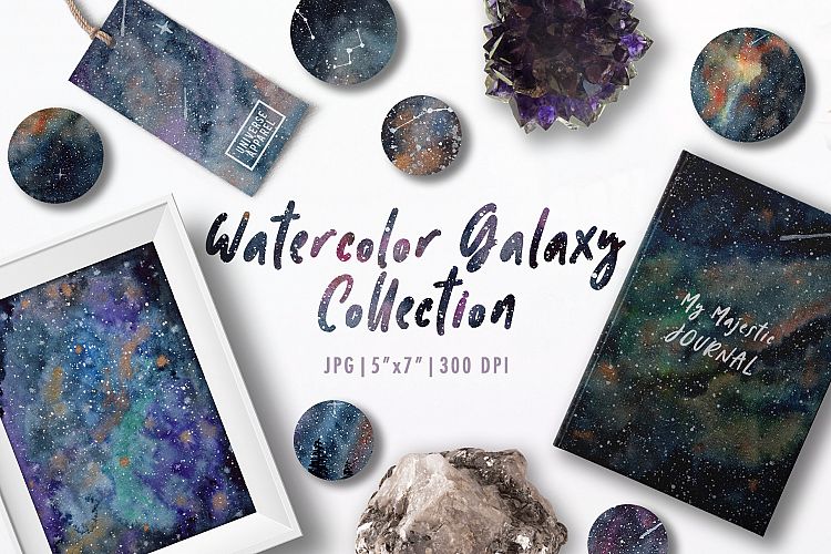 Galaxy Watercolor Collection