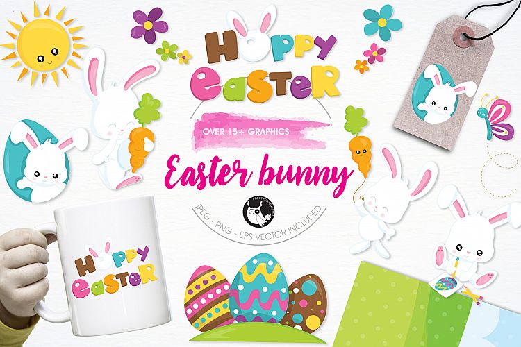 Easter Bunny graphics and illustrations