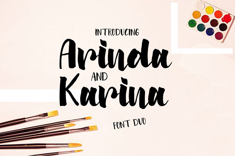 Arinda and Karina | Font Duo