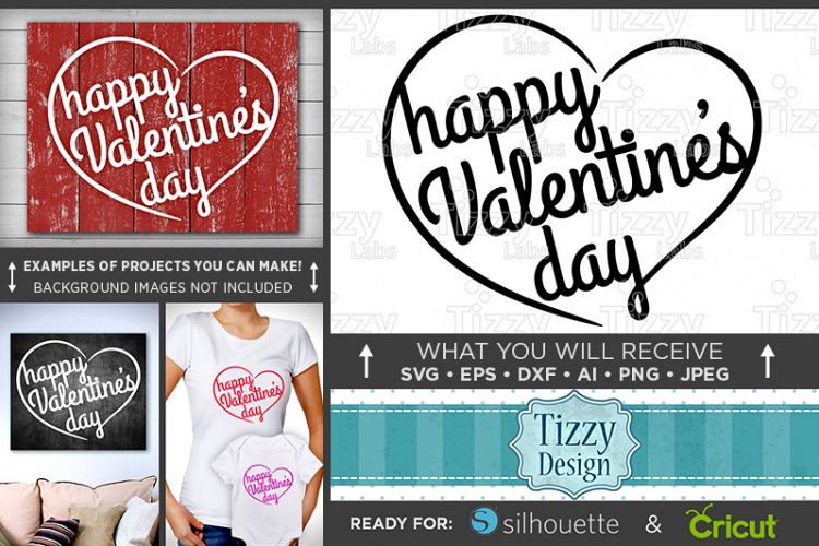 Happy Valentines Day Sign SVG - Valentines Day SVG - 1512