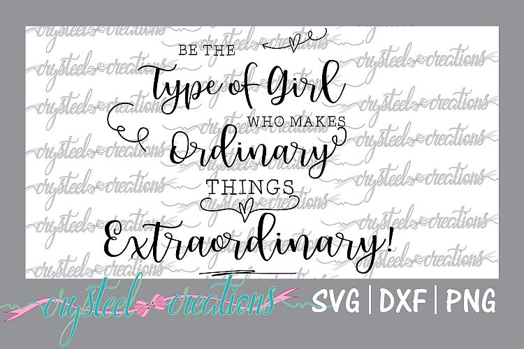 Be Extraordinary!