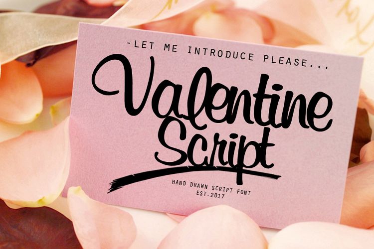 valentine script