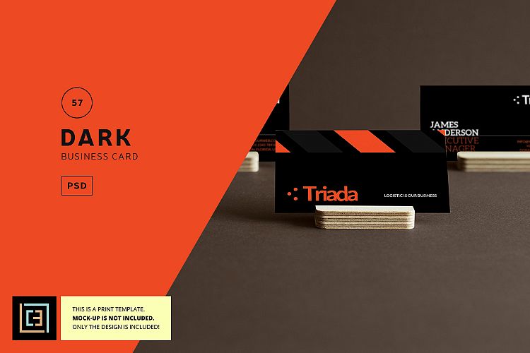 Dark Business Card - BC057