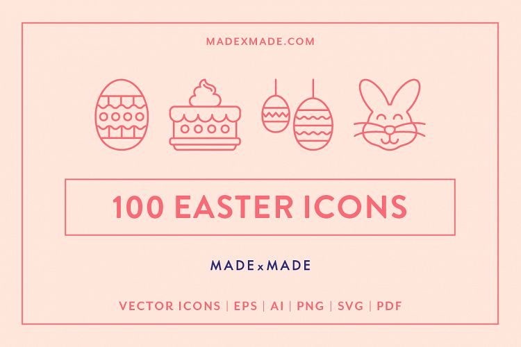 Line Icons – Easter