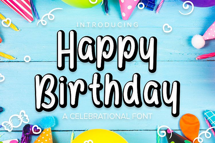 Happy Birthday Font