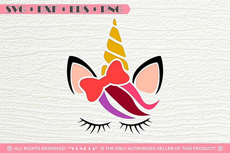 Download Unicorn | Horn | Bangs | Bow | SVG DXF EPS |Cutting File