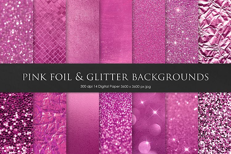 Pink Foil   Glitter Textures
